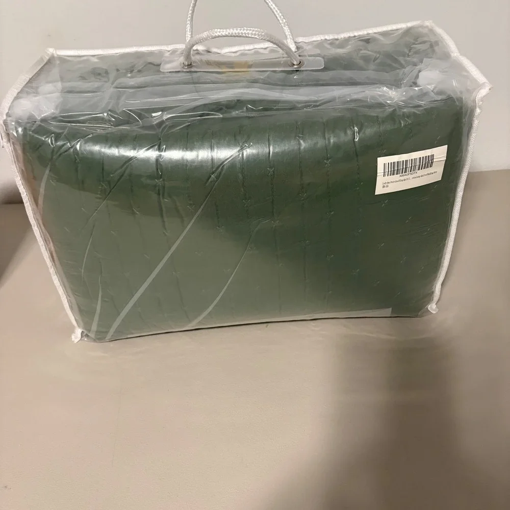 Lady Ann Oversized King Plus Quilted Coverlet Set Green 128x120 3pc Bedding